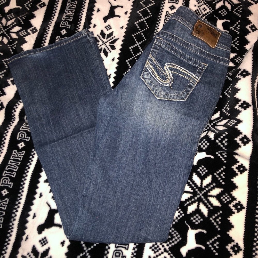 Silver jeans